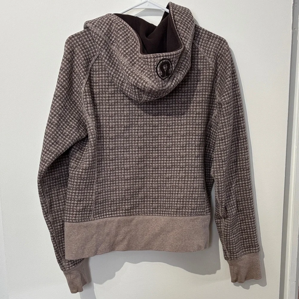 Lululemon Scuba Full Zip Hoodie – Brown Patterned - Picture 7 of 7